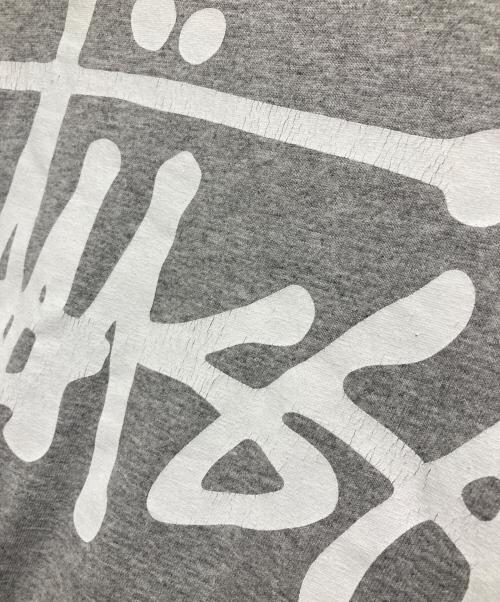 stussy（ステューシー）stussy (ステューシー) プリントTシャツ グレー サイズ:XLの古着・服飾アイテム