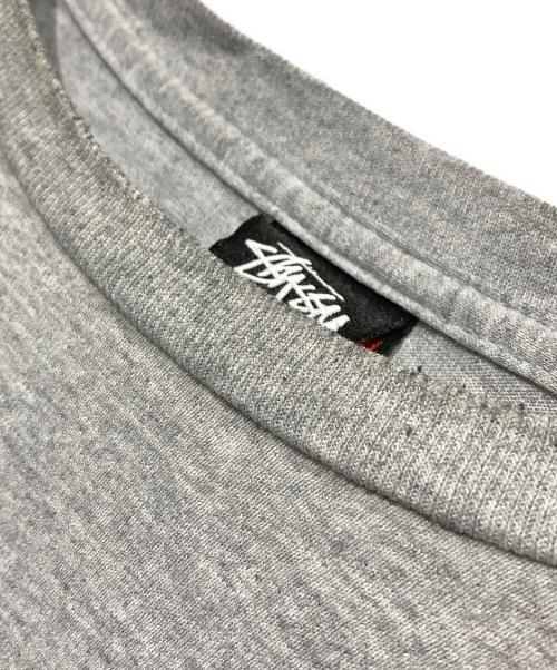 stussy（ステューシー）stussy (ステューシー) プリントTシャツ グレー サイズ:XLの古着・服飾アイテム