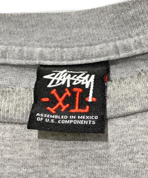 stussy（ステューシー）stussy (ステューシー) プリントTシャツ グレー サイズ:XLの古着・服飾アイテム