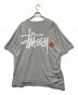 stussy (ステューシー) プリントTシャツ グレー サイズ:XL：7000円