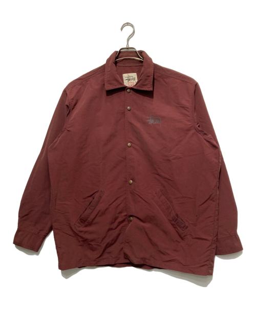 stussy（ステューシー）stussy (ステューシー) コーチジャケット ブラウン サイズ:Lの古着・服飾アイテム