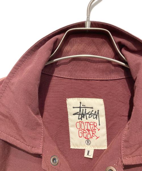 stussy（ステューシー）stussy (ステューシー) コーチジャケット ブラウン サイズ:Lの古着・服飾アイテム