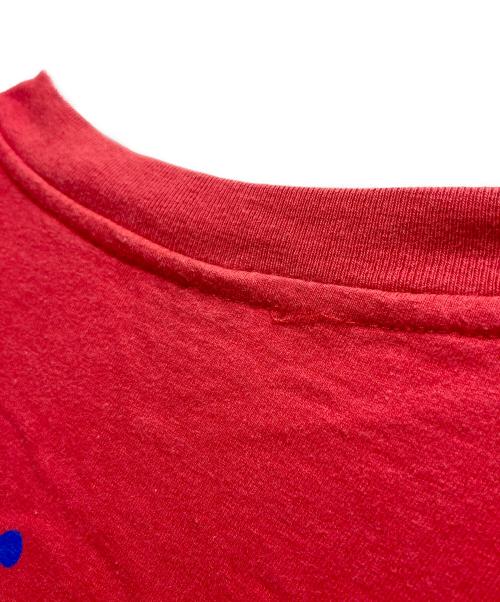 stussy（ステューシー）stussy (ステューシー) キングシャドーマンプリントTシャツ レッド サイズ:Lの古着・服飾アイテム