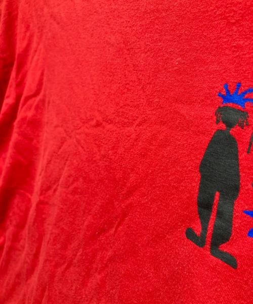 stussy（ステューシー）stussy (ステューシー) キングシャドーマンプリントTシャツ レッド サイズ:Lの古着・服飾アイテム