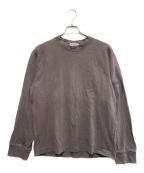 STONE ISLANDストーンアイランド）の古着「ロングスリーブカットソー」｜ブラウン