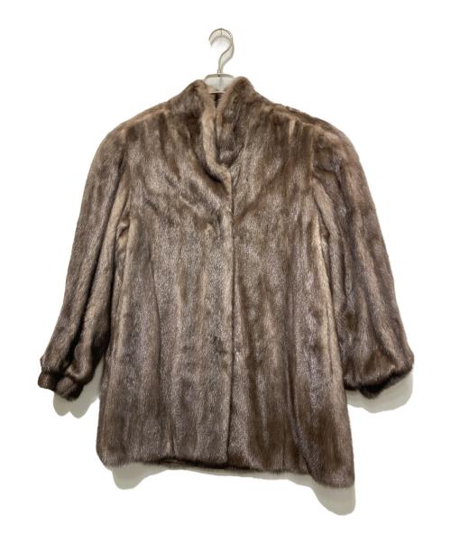 GEOFFREY BEENE（ジェフリー・ビーン）GEOFFREY BEENE (ジェフリー・ビーン) ミンクコート ブラウン サイズ:LLの古着・服飾アイテム