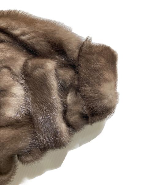 GEOFFREY BEENE（ジェフリー・ビーン）GEOFFREY BEENE (ジェフリー・ビーン) ミンクコート ブラウン サイズ:LLの古着・服飾アイテム