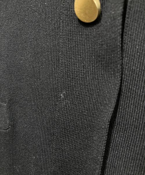 Curensology（カレンソロジー）Curensology (カレンソロジー) コットンアセテートボタンジレ ブラック サイズ:FREEの古着・服飾アイテム