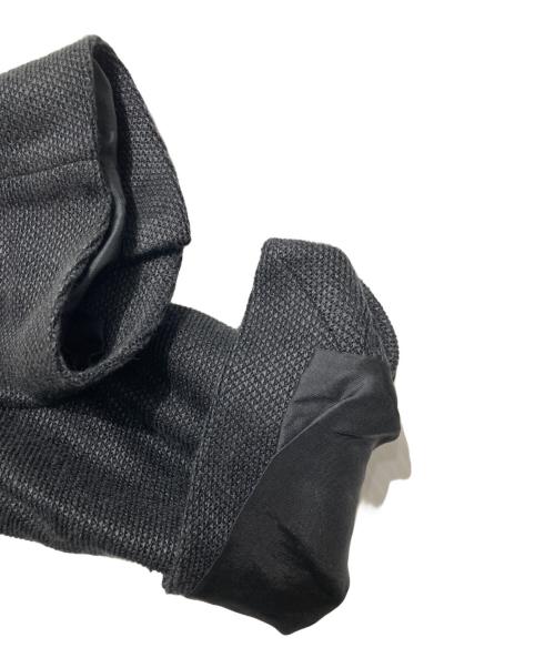 CIRCOLO 1901（チルコロ1901）Circolo 1901 (チルコロ1901) リネン メッシュ6B ジャケット ブラック サイズ:44の古着・服飾アイテム