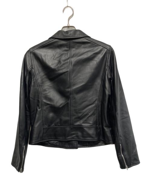 23区（ニジュウサンク）23区 (ニジュウサンク) ライダースジャケット ブラック サイズ:40の古着・服飾アイテム