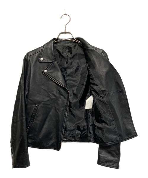 23区（ニジュウサンク）23区 (ニジュウサンク) ライダースジャケット ブラック サイズ:40の古着・服飾アイテム