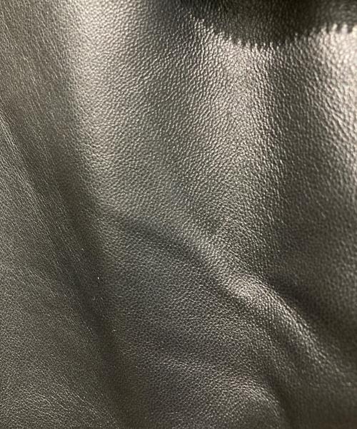 23区（ニジュウサンク）23区 (ニジュウサンク) ライダースジャケット ブラック サイズ:40の古着・服飾アイテム