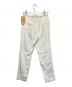 BEARDSLEY (ビアズリー) スリムタックパンツ ホワイト サイズ:Free 未使用品：5000円