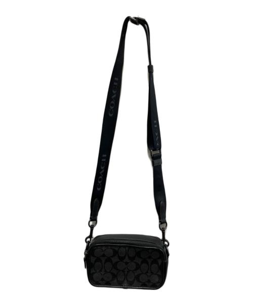 COACH（コーチ）COACH (コーチ) ワイアット クロスボディ・シグネチャー キャンバス ブラックの古着・服飾アイテム