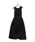 Ameri (アメリ) KNIT DOCKING VOLUME DRESS ブラック サイズ:M：9000円