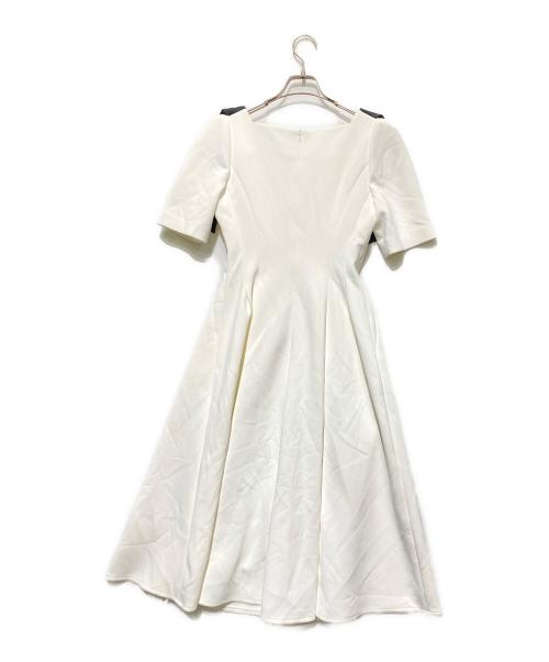 CELFORD（セルフォード）CELFORD (セルフォード) ショルダーリボンワンピース ホワイト サイズ:36の古着・服飾アイテム