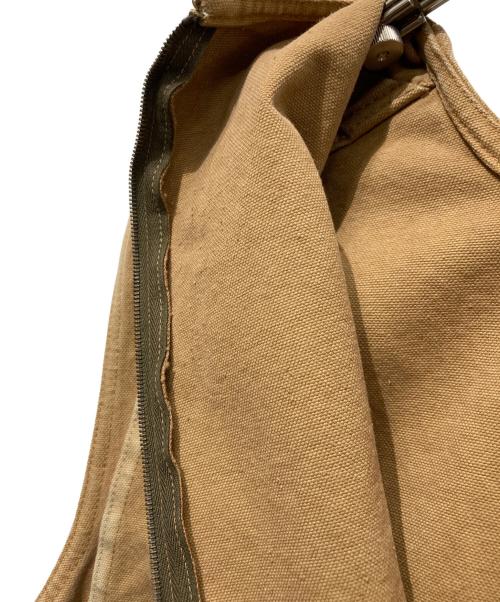 PRADA（プラダ）PRADA (プラダ) ノースリーブ キャンバス ミニドレス ブラウン サイズ:40の古着・服飾アイテム