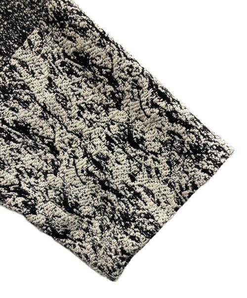 CELINE（セリーヌ）CELINE (セリーヌ) レザー切替ワンピース ホワイト×ブラック サイズ:Sの古着・服飾アイテム