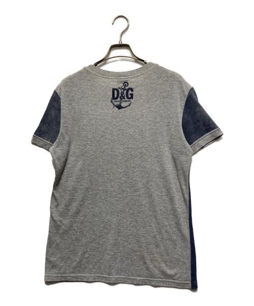 D&G（ディーアンドジー）D&G (ディーアンドジー) フォトプリントTシャツ グレー サイズ:Mの古着・服飾アイテム