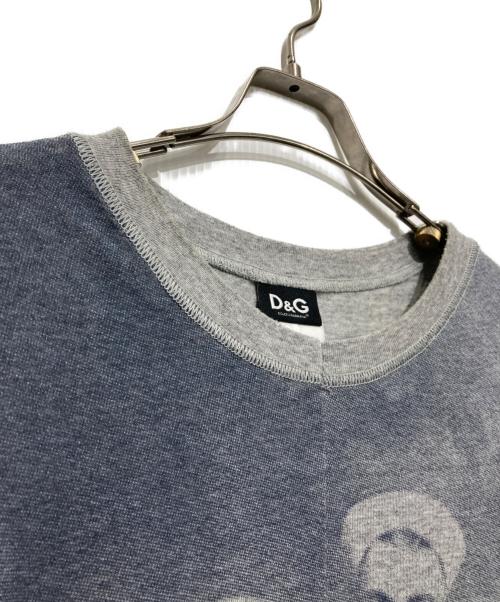D&G（ディーアンドジー）D&G (ディーアンドジー) フォトプリントTシャツ グレー サイズ:Mの古着・服飾アイテム
