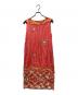 Emilio Pucci (エミリオ プッチ) ノースリーブシルクワンピース レッド サイズ:36：5000円