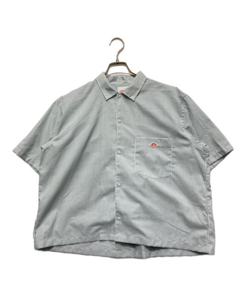 DANTON（ダントン）DANTON (ダントン) プランサーボタンダウン 半袖シャツ グリーン サイズ:36の古着・服飾アイテム