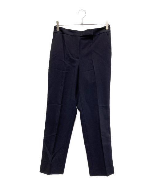 BOTTEGA VENETA（ボッテガベネタ）BOTTEGA VENETA (ボッテガベネタ) モヘアブレンドセンタープレスパンツ ネイビー サイズ:40の古着・服飾アイテム