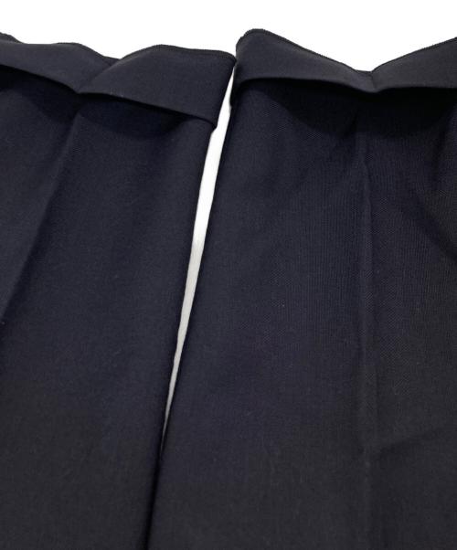 BOTTEGA VENETA（ボッテガベネタ）BOTTEGA VENETA (ボッテガベネタ) モヘアブレンドセンタープレスパンツ ネイビー サイズ:40の古着・服飾アイテム