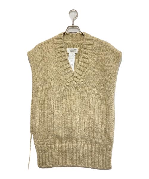 Maison Margiela（メゾンマルジェラ）Maison Margiela (メゾンマルジェラ) アルパカニットベスト ベージュ サイズ:1の古着・服飾アイテム