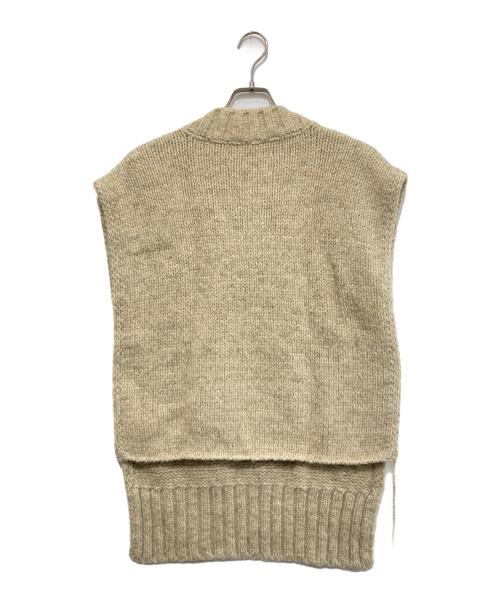 Maison Margiela（メゾンマルジェラ）Maison Margiela (メゾンマルジェラ) アルパカニットベスト ベージュ サイズ:1の古着・服飾アイテム
