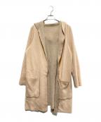 FOXEYフォクシー）の古着「マカロンリバーシブルカシミヤニットコート」｜ベージュ