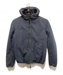 EMPORIO ARMANI（エンポリオアルマーニ）の古着「リバーシブルファージャケット」｜ブラック