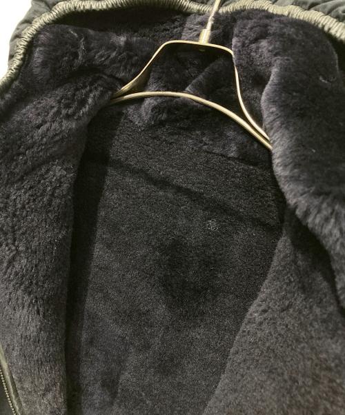 EMPORIO ARMANI（エンポリオアルマーニ）EMPORIO ARMANI (エンポリオアルマーニ) リバーシブルファージャケット ブラック サイズ:46の古着・服飾アイテム