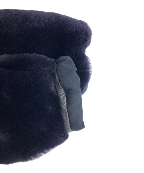 EMPORIO ARMANI（エンポリオアルマーニ）EMPORIO ARMANI (エンポリオアルマーニ) リバーシブルファージャケット ブラック サイズ:46の古着・服飾アイテム