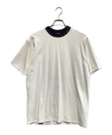 Acne studios（アクネ ストゥディオス）の古着「NAVID NECK LOGO TEE」｜ホワイト
