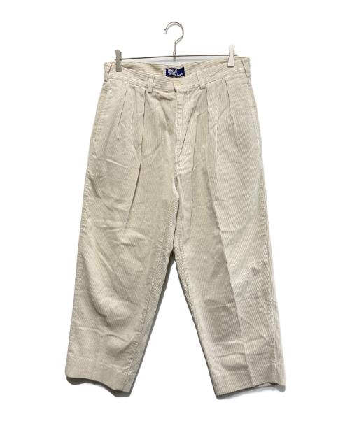 POLO RALPH LAUREN（ポロ・ラルフローレン）POLO RALPH LAUREN (ポロ・ラルフローレン) コーデュロイパンツ ホワイト サイズ:W34の古着・服飾アイテム