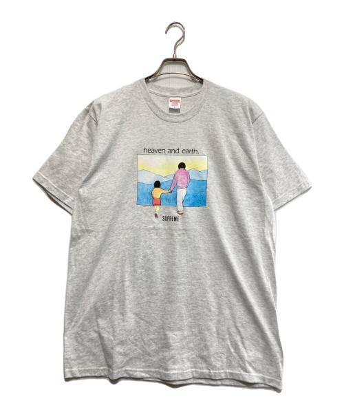 SUPREME（シュプリーム）SUPREME (シュプリーム) Heaven and Earth Tee ライトグレー サイズ:Lの古着・服飾アイテム
