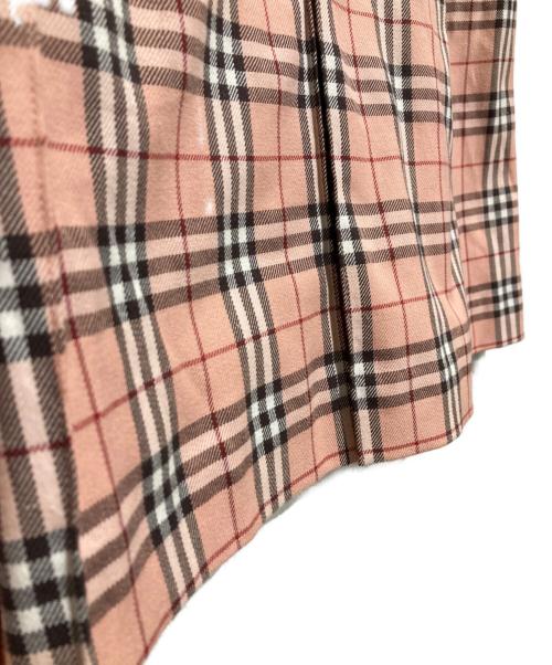 BURBERRY LONDON（バーバリーロンドン）BURBERRY LONDON (バーバリーロンドン) チェックシャツワンピース ピンク サイズ:160Aの古着・服飾アイテム