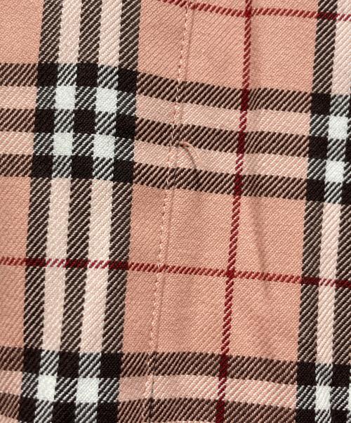 BURBERRY LONDON（バーバリーロンドン）BURBERRY LONDON (バーバリーロンドン) チェックシャツワンピース ピンク サイズ:160Aの古着・服飾アイテム