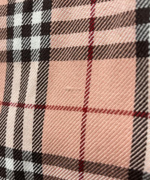 BURBERRY LONDON（バーバリーロンドン）BURBERRY LONDON (バーバリーロンドン) チェックシャツワンピース ピンク サイズ:160Aの古着・服飾アイテム