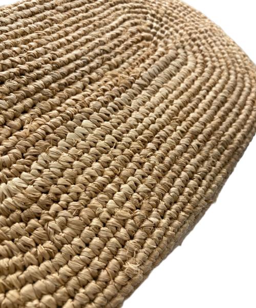 Athena NEW YORK（アシーナニューヨーク）Athena New York (アシーナニューヨーク) カゴバッグ ベージュの古着・服飾アイテム