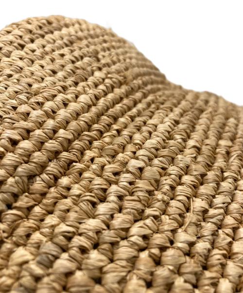 Athena NEW YORK（アシーナニューヨーク）Athena New York (アシーナニューヨーク) カゴバッグ ベージュの古着・服飾アイテム