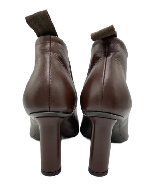 phoebe philo（フィービー ファイロ）phoebe philo (フィービー ファイロ) ヒールブーツ ブラウン サイズ:38の古着・服飾アイテム
