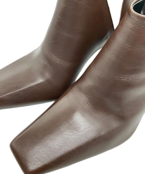 phoebe philo（フィービー ファイロ）phoebe philo (フィービー ファイロ) ヒールブーツ ブラウン サイズ:38の古着・服飾アイテム