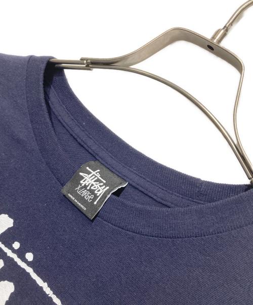stussy（ステューシー）stussy (ステューシー) 半袖カットソー ネイビー サイズ:XLの古着・服飾アイテム