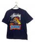 stussy（ステューシー）の古着「半袖カットソー」｜ネイビー