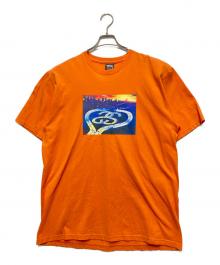 stussy（ステューシー）の古着「半袖カットソー」｜オレンジ