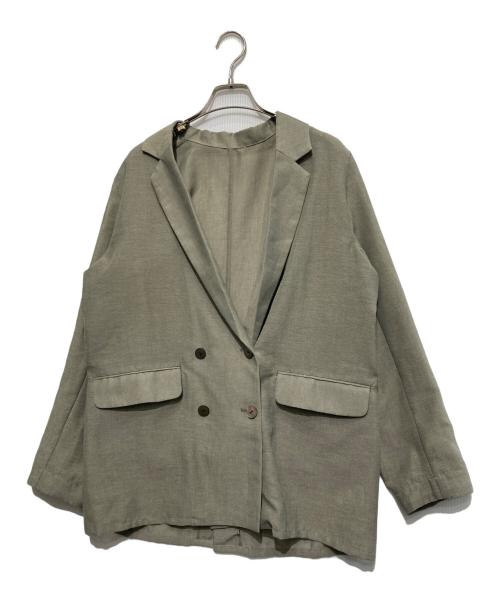 DOUDOU（ドゥドゥ）DOUDOU (ドゥドゥ) シアーダブルジャケット ベージュ サイズ:Freeの古着・服飾アイテム