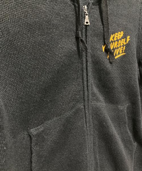 Hysteric Glamour（ヒステリックグラマー）Hysteric Glamour (ヒステリックグラマー) リネンジップジャケット ブラック サイズ:FREEの古着・服飾アイテム