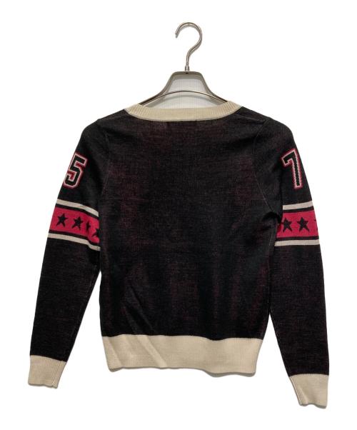 Hysteric Glamour（ヒステリックグラマー）Hysteric Glamour (ヒステリックグラマー) ヒスガールニット ブラック サイズ:FREEの古着・服飾アイテム